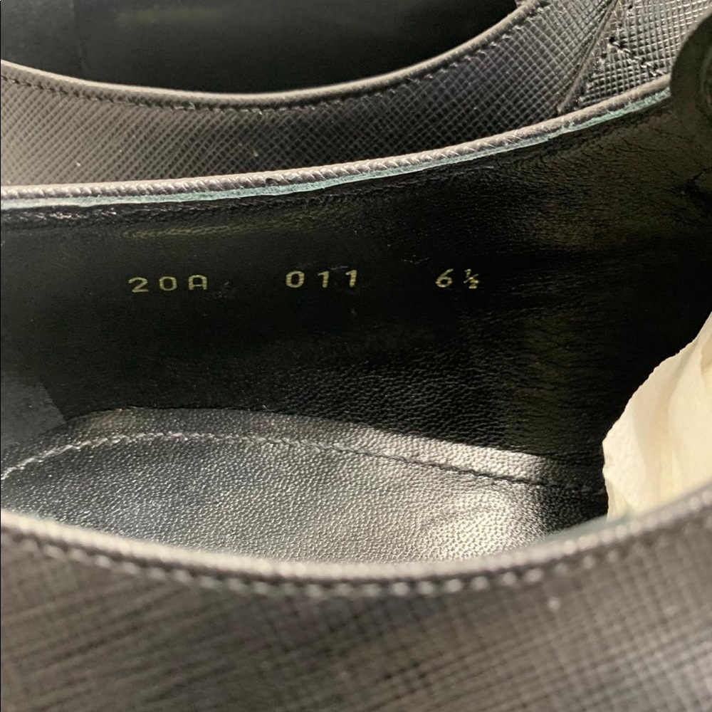 Prada Black Saffiano Leather Business Shoes - Picture 15 of 16